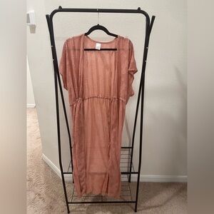 Time and Tru Light Pink Textured Top